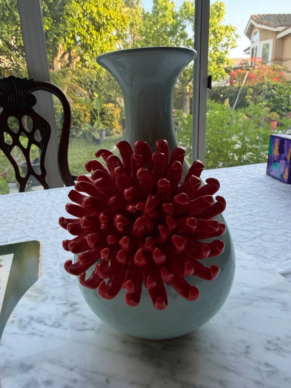 Anthropologie Chrysanthemum Vase